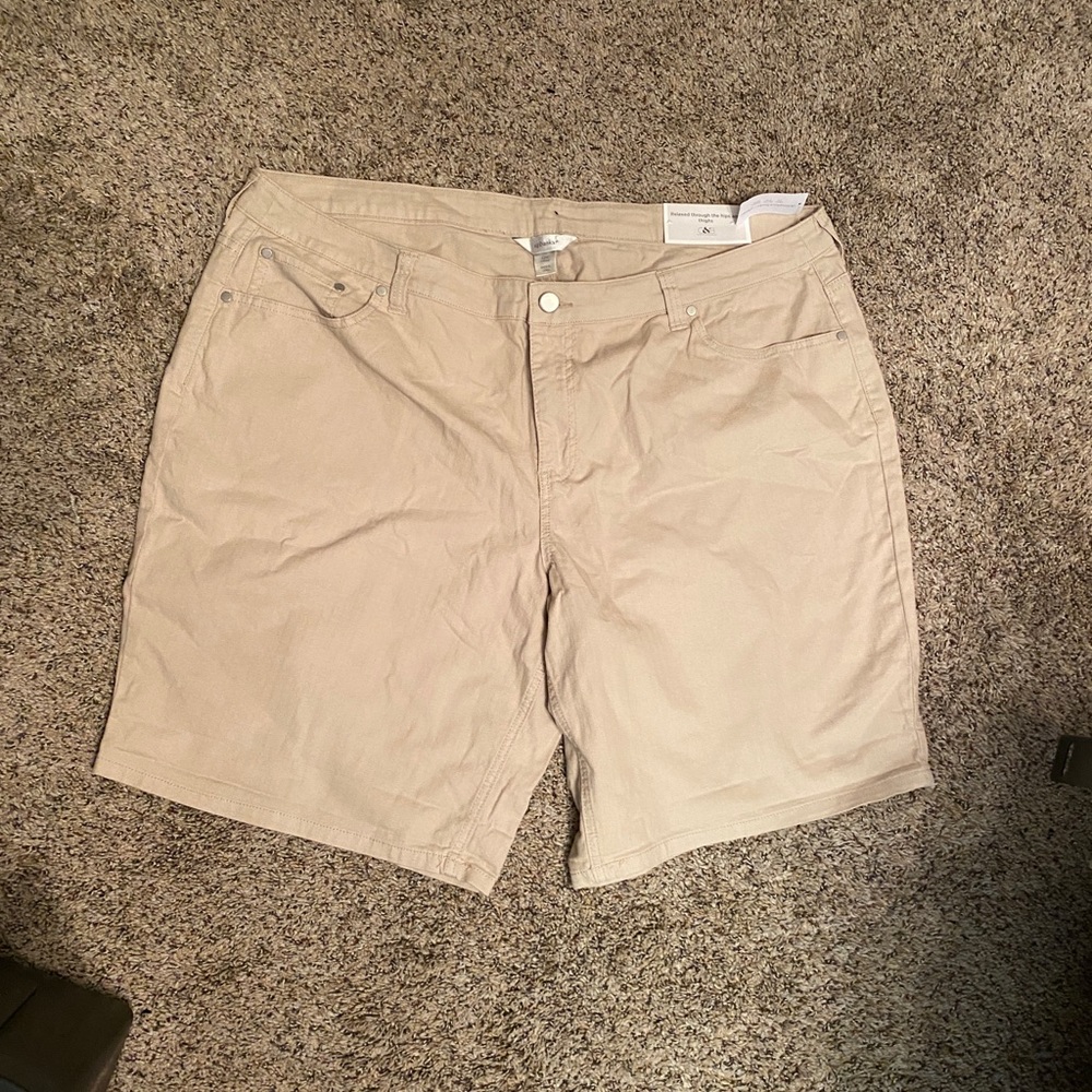 Plus size shorts NWT Christopher banks..22W